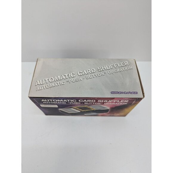 Automatic Card Shuffler Automatic Push Button Operation with Cards No Batteries - Picture 2 of 6